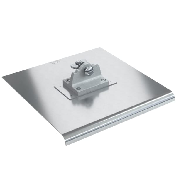 Walk Edger, Stainless Steel Flip Flop 10" X 10", 1/2" Radius 5/8" Lip